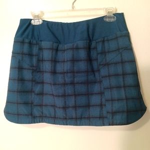 Mondetta Blue Plaid Skort Medium
